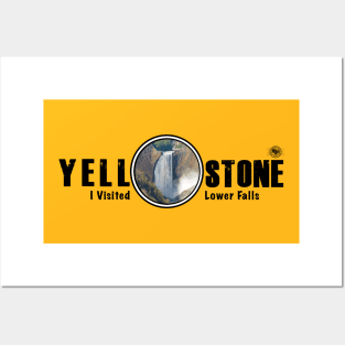 I Visited Lower Falls, Yellowstone National Park Posters and Art